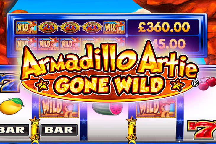 Armadillo Artie Gone Wild - DWG slot at Cazimbo Casino Casino